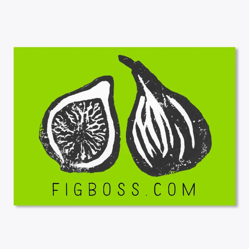 Fig Boss Sticker